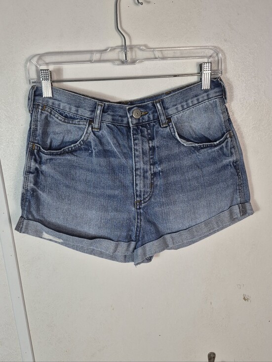 Topshop Pants - Topshop Moto Rosa Jean Shorts Blue Size 6